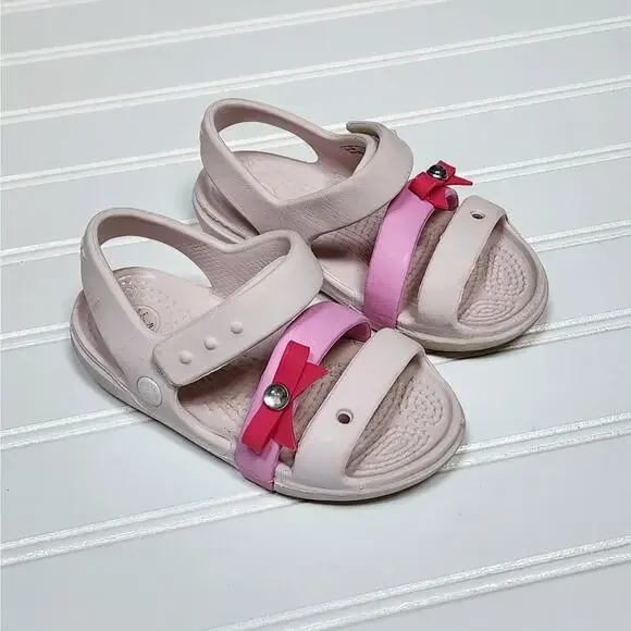 Crocs Kids Keeley Charm Sandals - Picture 1 of 11